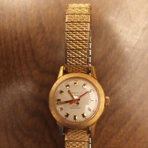 Ravel Gold Watch with White Dial